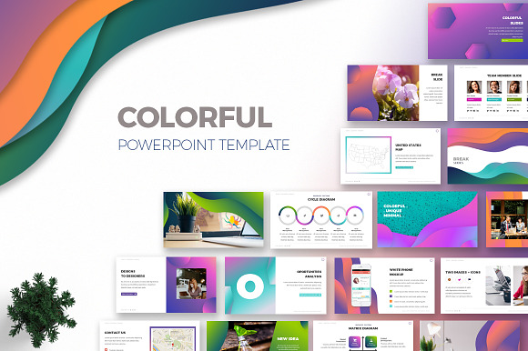 Colorful | Powerpoint Template in PowerPoint Templates - product preview 1