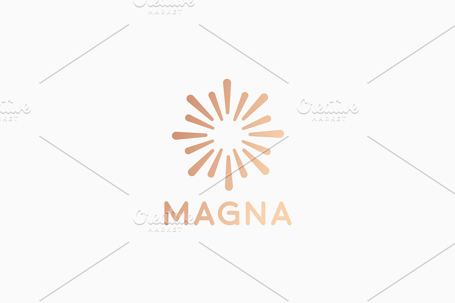 Abstract sun flower logo. Energy explosion bang fireworks vector icon logotype in Logo Templates - product preview 8
