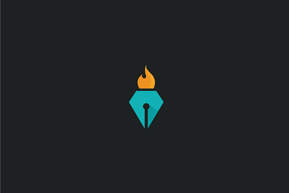 Torch Pen in Logo Templates - product preview 2