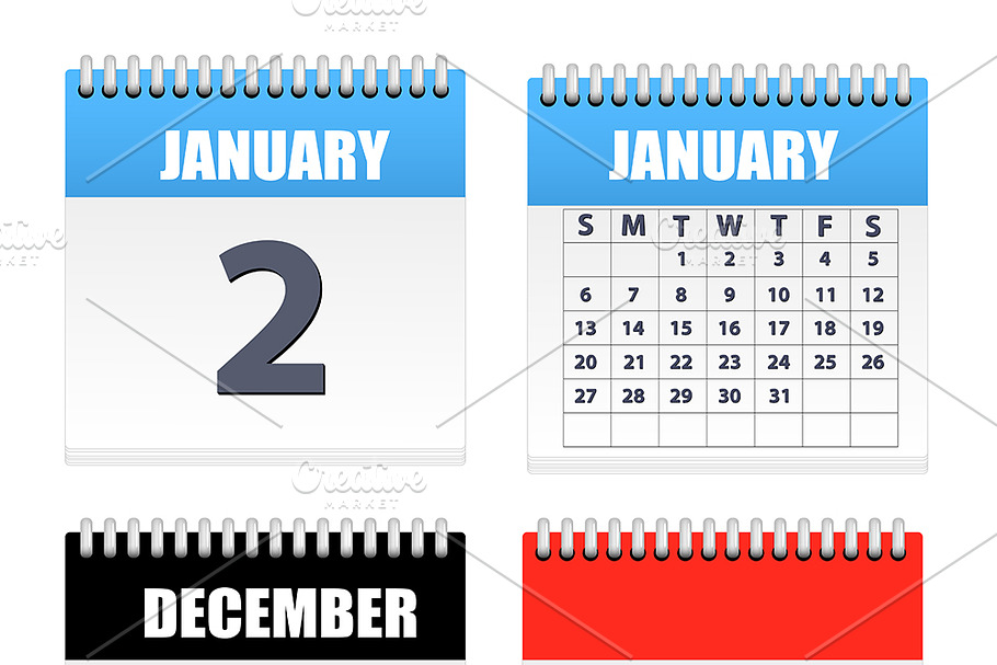 Calendars Icons in Calendar Icons - product preview 8