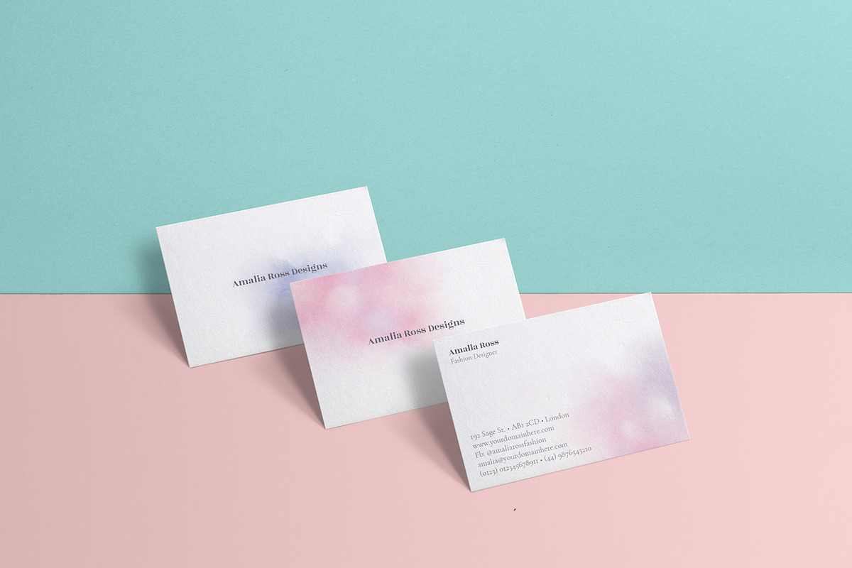 Amalia - Business Card Template in Business Card Templates - product preview 8