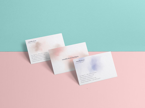 Amalia - Business Card Template in Business Card Templates - product preview 1