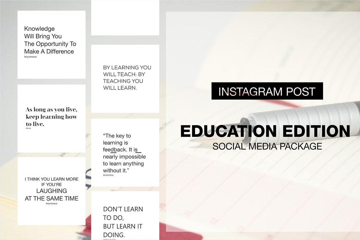 Education Edition - Social Media in Instagram Templates - product preview 8