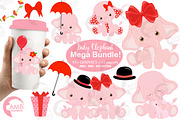 Pink baby elephant Bundle AMB-2276