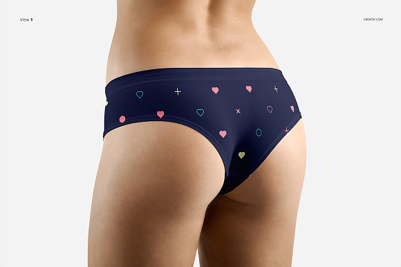 Women's Briefs Mockup Set in Product Mockups - product preview 1