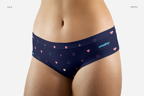 Women's Briefs Mockup Set in Product Mockups - product preview 3