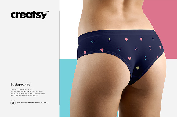 Women's Briefs Mockup Set in Product Mockups - product preview 5