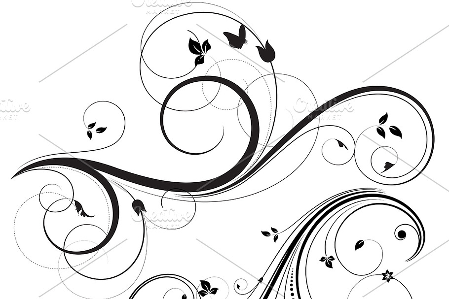 Swirls Brushes in Illustrations - product preview 8