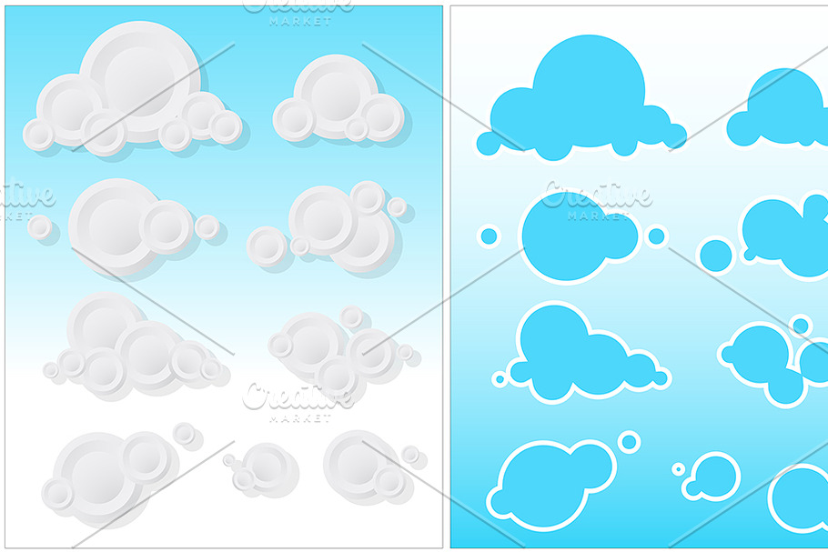 Comic Clouds in Illustrations - product preview 8