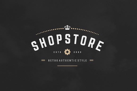 15 Retro Vintage Logotypes or Badges in Logo Templates - product preview 3