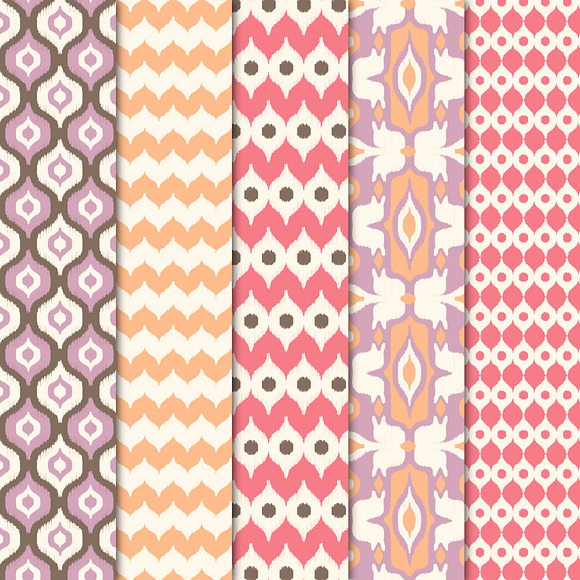 Digital Paper - Ikat in Patterns - product preview 1
