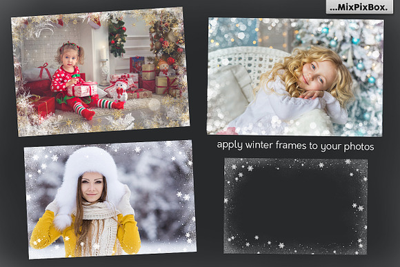 A big set of Winter Frames  in Illustrations - product preview 5