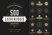 500 ornaments logos & monograms