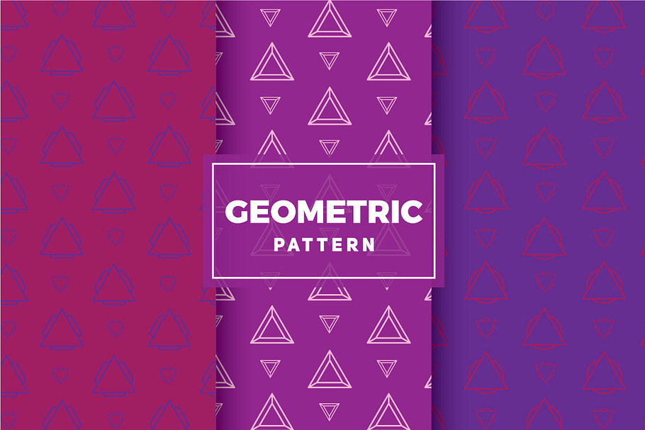 Geometric Vector Patterns #208 in Patterns - product preview 8