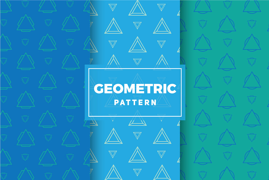 Geometric Vector Patterns #206 in Patterns - product preview 8