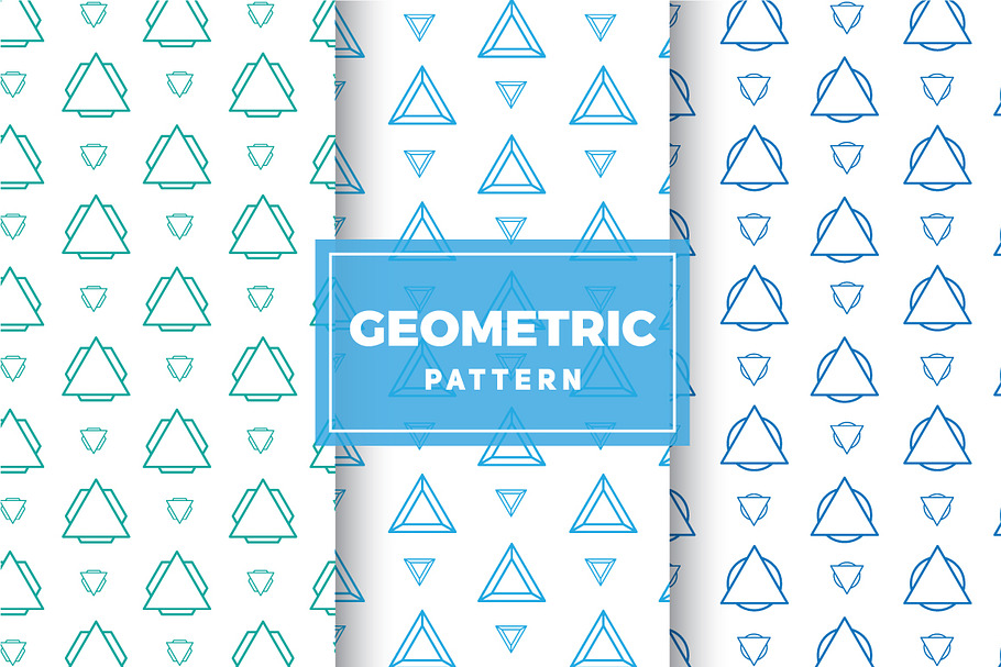 Geometric Vector Patterns #205 in Patterns - product preview 8