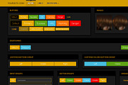 Bootstrap 3.0. Robotron yellow theme