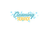 Cleaning servise logo, symbol or badge template