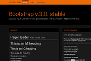 Bootstrap 3.0. Robotron orange theme