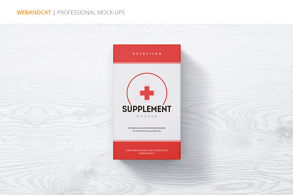 Supplement Jar and Box Mock-up in Product Mockups - product preview 5