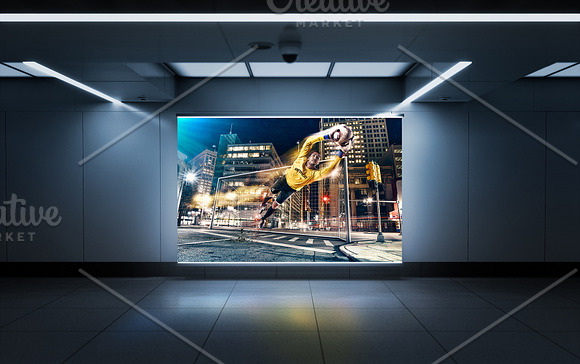 Billboard Mockup - Ad Station Series in Product Mockups - product preview 1