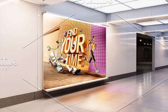 Billboard Mockup - Ad Station Series in Product Mockups - product preview 2