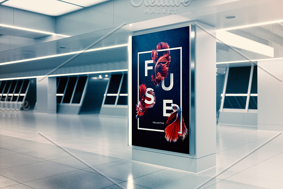 Billboard Mockup - Ad Station Series in Product Mockups - product preview 5