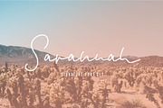 Savannah Signature Font