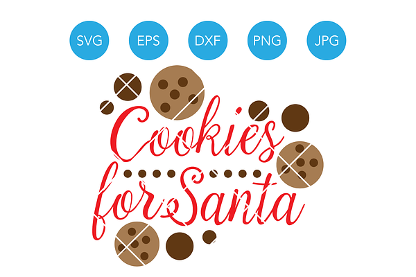 Cookies for Santa SVG Christmas SVG