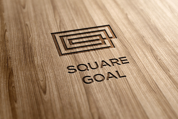 Square Goal Logo Template