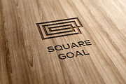 Square Goal Logo Template