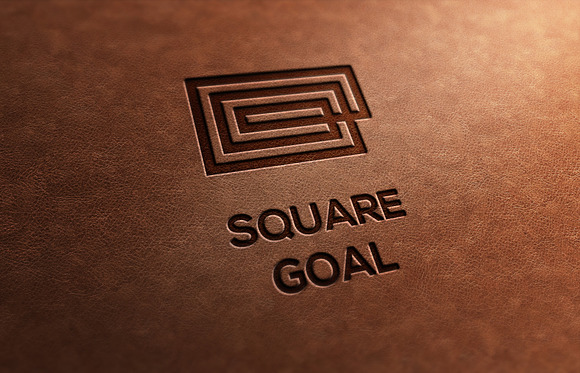 Square Goal Logo Template in Logo Templates - product preview 3