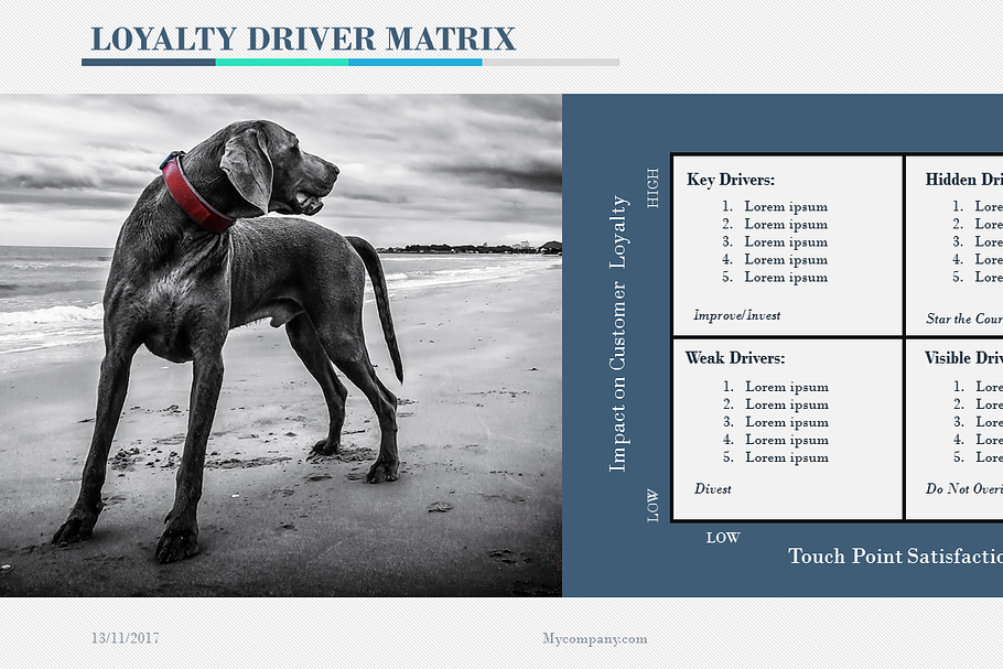 Loyalty Driver Matrix PowerPoint in PowerPoint Templates - product preview 8