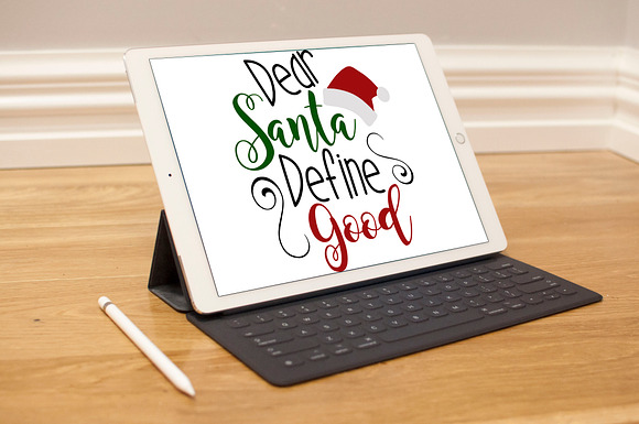 Dear Santa Define Good SVG in Illustrations - product preview 1