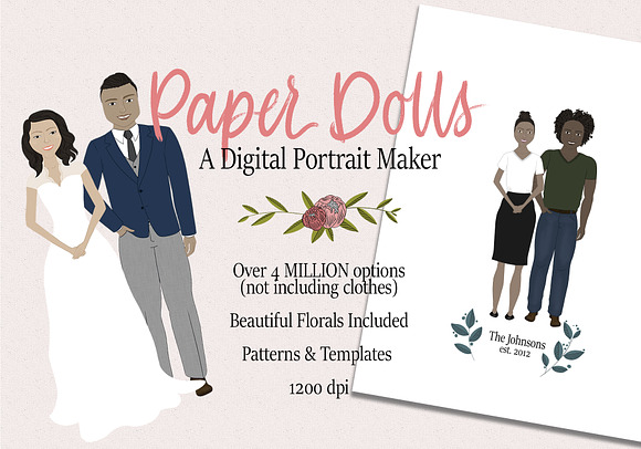 PAPER DOLLS, Digital Portrait Maker in Illustrations - product preview 5