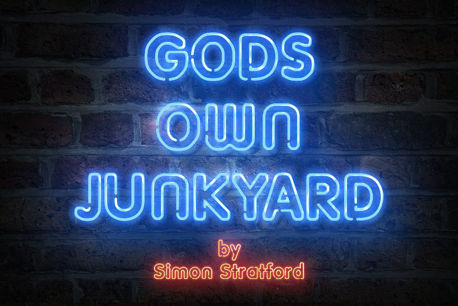 Neon typeface Gods own junkyard in Display Fonts - product preview 8