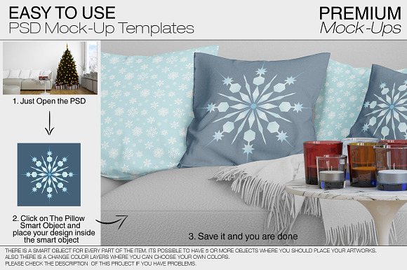 Christmas Pillows & Frames Pack in Product Mockups - product preview 19