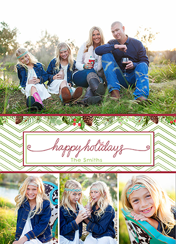 Christmas Photo Card Selection 17-11 in Card Templates - product preview 2