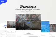 Ramses - Creative One Page Theme
