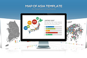 Asia Maps Powerpoint Template
