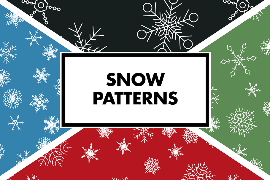White Snowflake Patterns