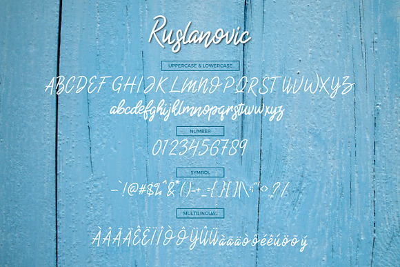 Ruslanovic in Script Fonts - product preview 5