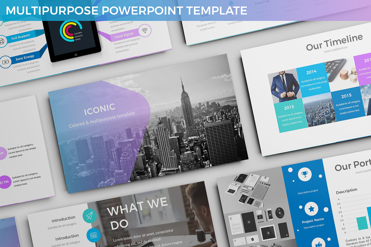 Cardinal Powerpoint Template in PowerPoint Templates - product preview 8