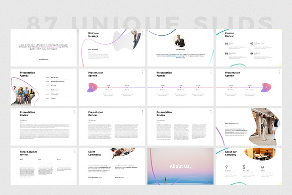 SHAPER powerpoint template in PowerPoint Templates - product preview 2