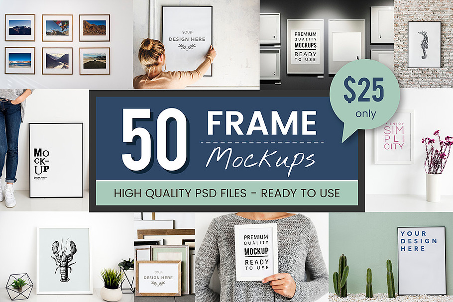 The Best Frames Mockup Bundle
