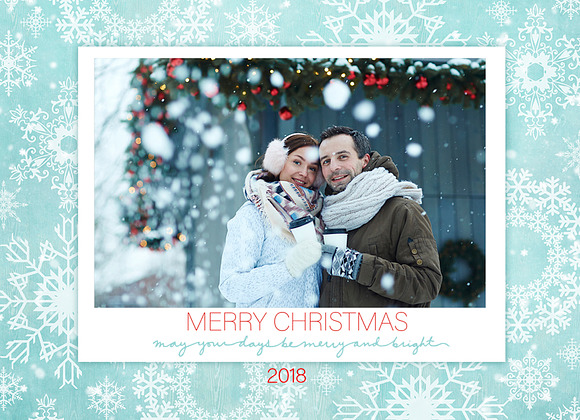 Christmas Photo Card Selection 17-13 in Card Templates - product preview 1