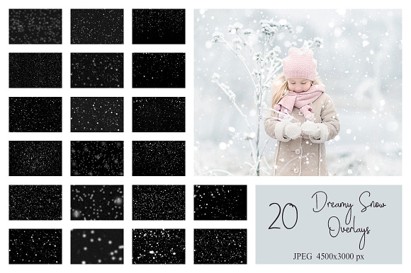 40 Snow Overlays in Textures - product preview 10