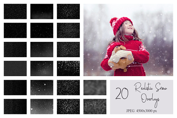 40 Snow Overlays in Textures - product preview 11