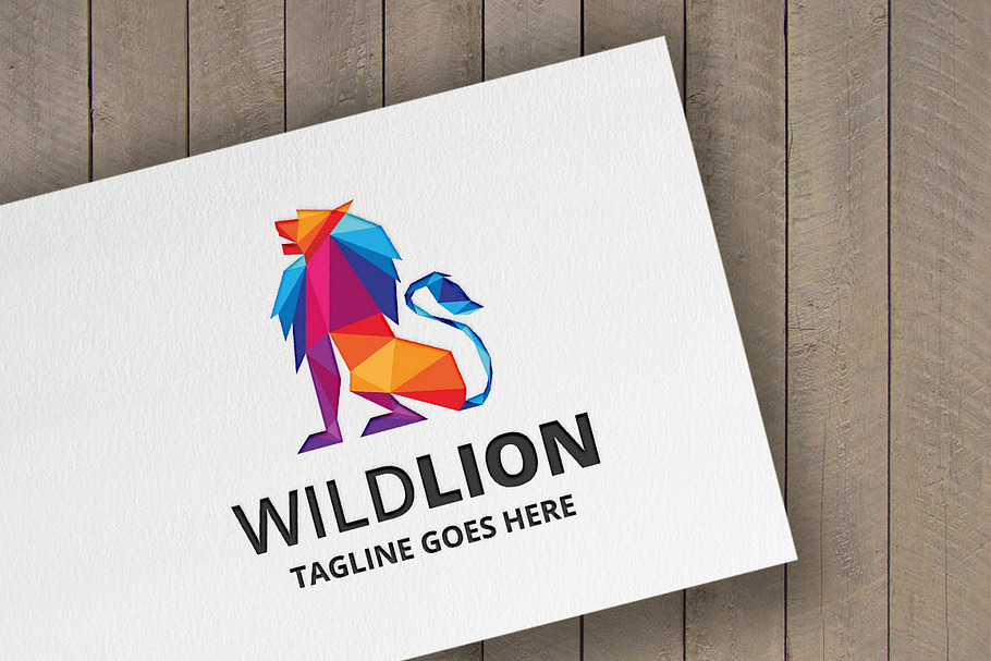 Wild Lion Logo in Logo Templates - product preview 8