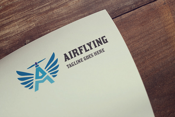 Air Flying (Letter A) Logo in Logo Templates - product preview 1